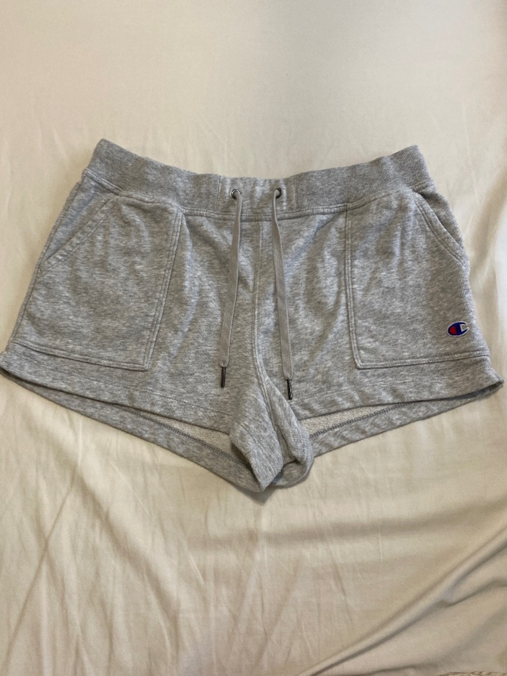 Champion Cotton Shorts Light Gray Size L
